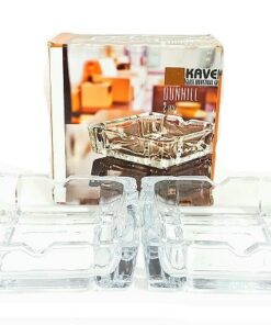 STAKLENE PEPELJARE 2/1 DUNHILL 9.5X9.5cm AT0609