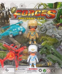 IGRAČKA 4 VOZILA I 2 VOJNIKA 30X30X4cm 238571