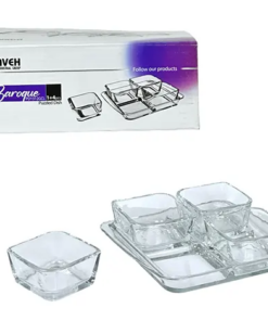 STAKLENE ČINIJE SET 5/1BAROQUE PD1312